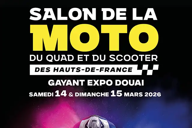 Lire la suite à propos de l’article Cycles Larivière au Salon de la Moto, du Quad et du Scooter à Douai – 14 & 15 mars 2026