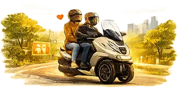 Pour rouler à deux