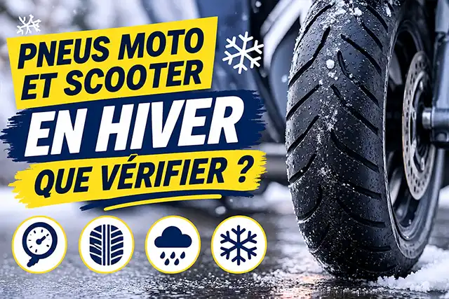 Pneus moto et scooter en hiver